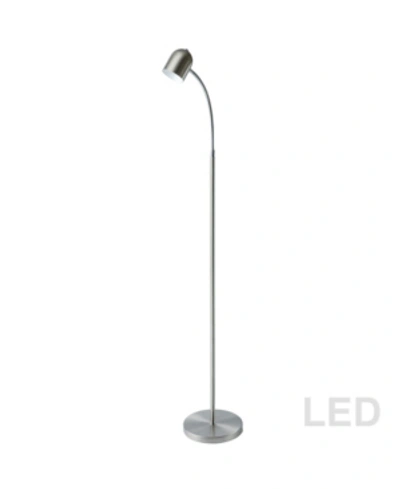 Dainolite 1 Light 5 Watt Led Floor Lamp In Chrome