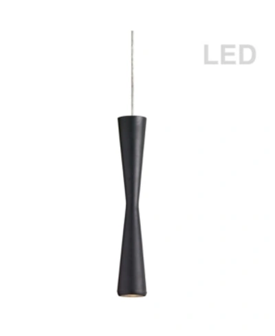 Dainolite 1 Light 5 Watt Led Pendant In Black