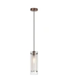 Dainolite 1 Light Pendant In Bronze