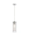 Dainolite 1 Light Pendant In Chrome