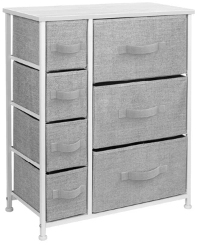 Sorbus Dresser With 7 Drawers In White