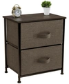 SORBUS NIGHTSTAND WITH 2 DRAWERS
