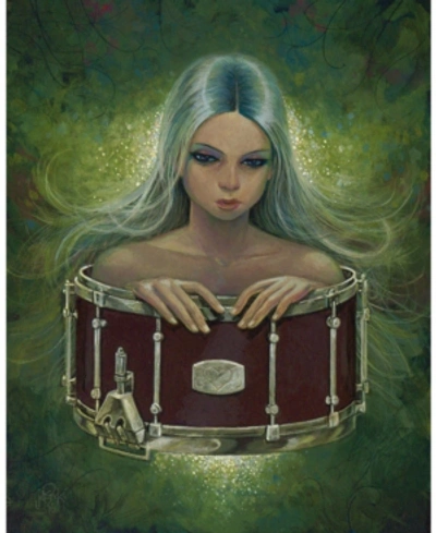 Eyes On Walls Aaron Jasinski The Snare Museum Mounted Canvas 16" X 20" In Multi