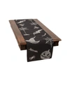 MANOR LUXE HAPPY HALLOWEEN DOUBLE LAYER TABLE RUNNER