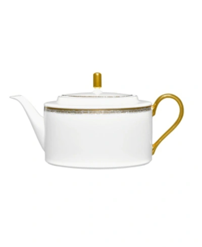 Noritake Haku Tea Pot In Gold