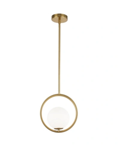 Dainolite 1 Light Halogen Pendant In Brass