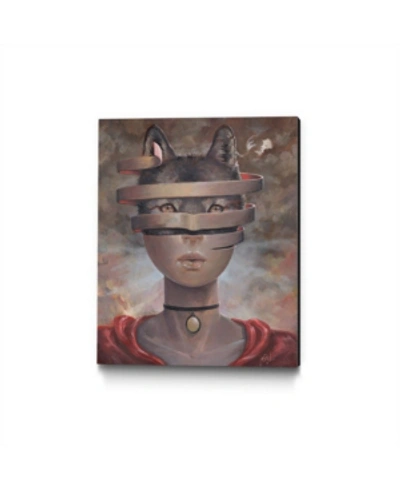 Eyes On Walls Aaron Jasinski Wolf In Lambs Clothes Museum Mounted Canvas 30" X 24" In Multi