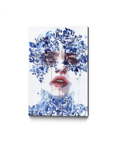 Eyes On Walls Agnes Cecile Oltremare Museum Mounted Canvas 20" X 30" In Multi