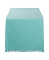 DESIGN IMPORTS SOLID HEAVYWEIGHT FRINGED TABLE RUNNER