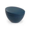 Nambe Orbit Stoneware Sugar Bowl In Aurora Blue