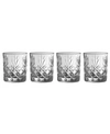 BELLEEK POTTERY RENMORE D.O.F GLASSES, SET OF 4