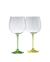 Belleek Pottery Gin And Tonic Glass In Multi