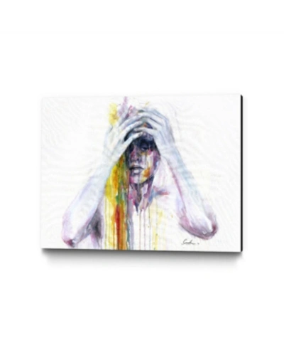 Eyes On Walls Agnes Cecile Wash Away Museum Mounted Canvas 30" X 40" In Multi