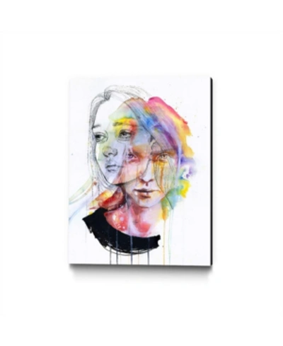 Eyes On Walls Agnes Cecile Girls Change Colors Museum Mounted Canvas 30" X 40" In Multi