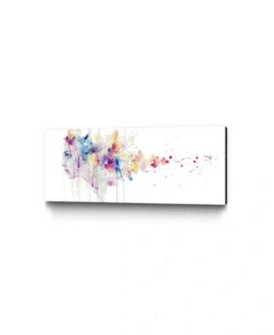 Eyes On Walls Agnes Cecile Wake Of Herself Museum Mounted Canvas 14" X 35" In Multi