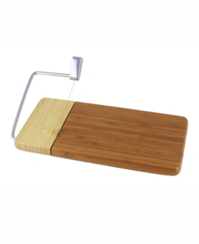 Prodyne Bamboo Cheese Slicer (12" X 6" Board) In Brown