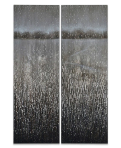 Empire Art Direct Listlessness Textured Metallic Hand Painted Wall Art By Martin Edwards, 60" X 20" X 2" In Multi