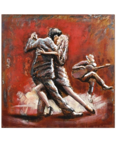 Empire Art Direct Dance Mixed Media Iron Hand Painted Dimensional Wall Art, 40" X 40" X 2.4" In Multi
