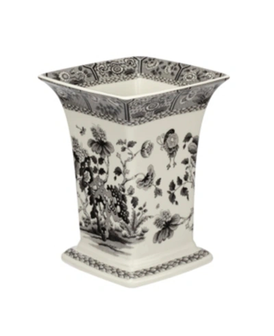 Spode Heritage Square Vase In Black