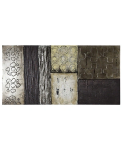 Empire Art Direct Stacked 2 Textured Metallic Hand Painted Wall Art By Martin Edwards, 30" X 60" X 2" In Multi