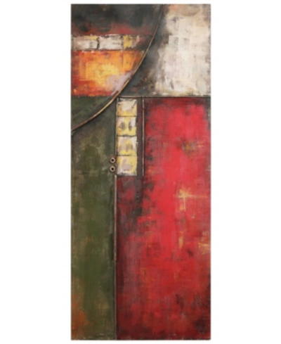 Empire Art Direct Tryst Mixed Media Iron Hand Painted Dimensional Wall Art, 48" X 20" X 1.8" In Multi