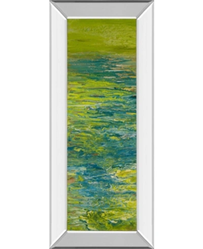 Classy Art The Lake Il By Roberto Gonzalez Mirror Framed Print Wall Art In Blue