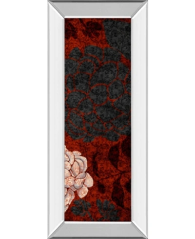 Classy Art Eliose By Elizabeth Medley Mirror Framed Print Wall Art In Red