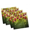 AMBESONNE CHRISTMAS SET OF 4 NAPKINS, 12" X 12"