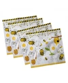 AMBESONNE COLLAGE SET OF 4 NAPKINS, 12" X 12"