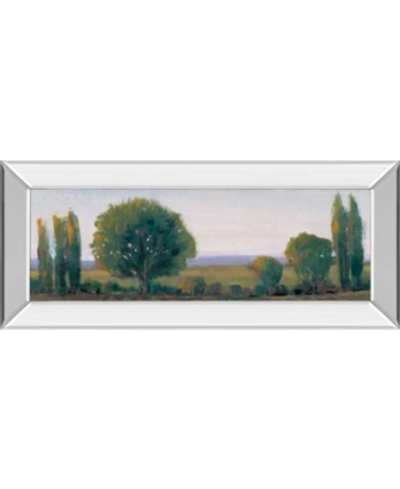 Classy Art Panoramic Treeline I By Tim Otoole Mirror Framed Print Wall Art In Green