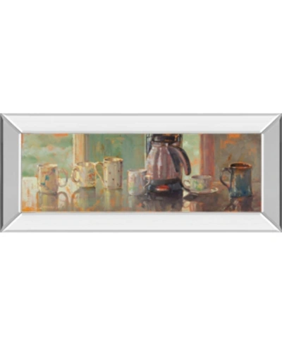 Classy Art Gathering I By Lorraine Vail Mirror Framed Print Wall Art In Brown