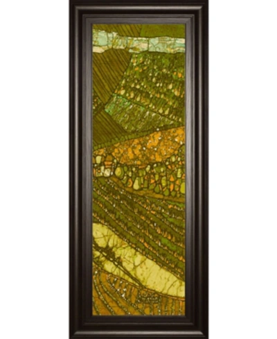 Classy Art Vineyard Batik Il By Andrea Davis Framed Print Wall Art In Green