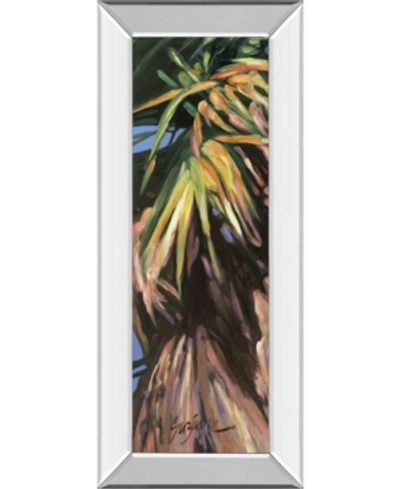 Classy Art Wild Palm I By Suzanne Wilkins Mirror Framed Print Wall Art In Green