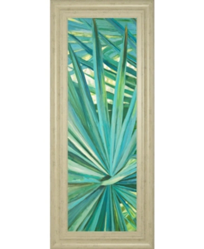 Classy Art Fan Palm I By Suzanne Wilkins Framed Print Wall Art In Green