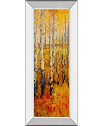 Classy Art Vivid Birch Forest Il By Tim Otoole Mirror Framed Print Wall Art In Orange
