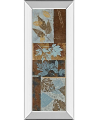 Classy Art Blue Fusion Panel Il By Jeni Lee Mirror Framed Print Wall Art