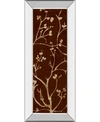 Classy Art Branching Out I By Diane Stimson Mirror Framed Print Wall Art In Brown