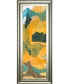 Classy Art Mountain Shapes I By Carolyn Roth Framed Print Wall Art, 18" X 42" In Orange