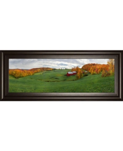 Classy Art Jenne Farm By Shelley Lake Framed Print Wall Art, 18" X 42" In Green