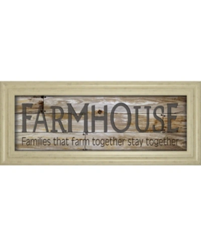 Classy Art Farmhouse By Cindy Jacobs Framed Print Wall Art, 18" X 42" In Brown