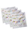 AMBESONNE CHRISTMAS SET OF 4 NAPKINS, 12" X 12"