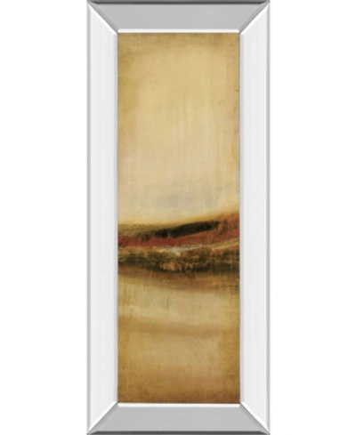Classy Art Tall Color I By Hunter Mirror Framed Print Wall Art, 18" X 42" In Tan
