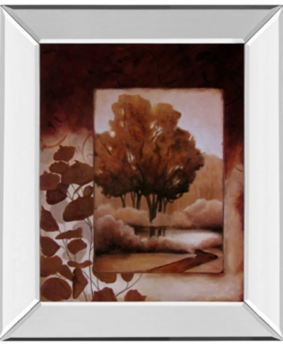 Classy Art Fall Vignette I By Carol Robinson Mirror Framed Print Wall Art, 22" X 26" In Brown