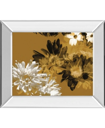 Classy Art Golden Bloom I By Mirror Framed Print Wall Art, 22" X 26" In Bronze