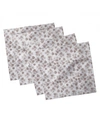 AMBESONNE PINE CONE SET OF 4 NAPKINS, 12" X 12"