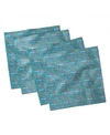 Ambesonne Fox Set Of 4 Napkins, 12" X 12" In Multi