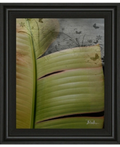 Classy Art Butterfly Palm Ii By Patricia Pinto Framed Print Wall Art, 22" X 26" In Green