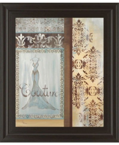 Classy Art Couture By Hamkimipour-ritter Framed Print Wall Art, 22" X 26" In Blue