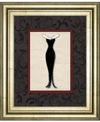 Classy Art Fashion Dress I By Susan Osbourne Framed Print Wall Art, 22" X 26" In Black