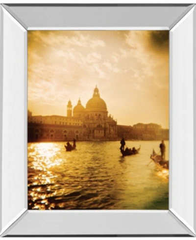 Classy Art Venezia Sunset I By Thompson Mirror Framed Print Wall Art, 22" X 26" In Gold